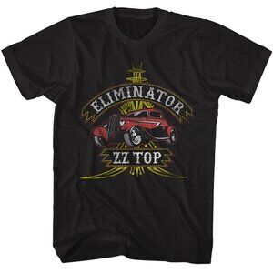 Vintage ZZ Top Eliminator Black Unisex Classic Rock Tee 51